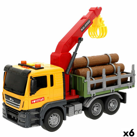 Camion con Gru Speed & Go 26 x 13 x 10 cm (6 Unità)