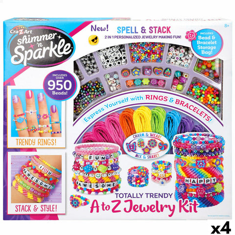Kit per Bijoux Cra-Z-Art 0,1 x 0,1 x 0,1 cm (4 Unità)