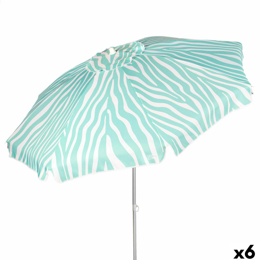 Ombrellone Aktive Azzurro 200 x 195 x 200 cm (6 Unità)