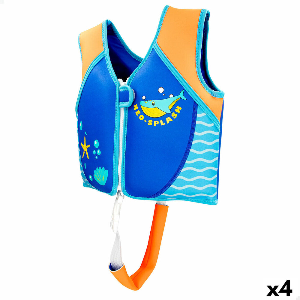 Giubbotto di salvataggio AquaSport 30 x 31 x 10 cm Azzurro (4 Unità)