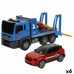 Camion Porta-veicoli Speed & Go 26 x 13 x 9 cm (6 Unità)