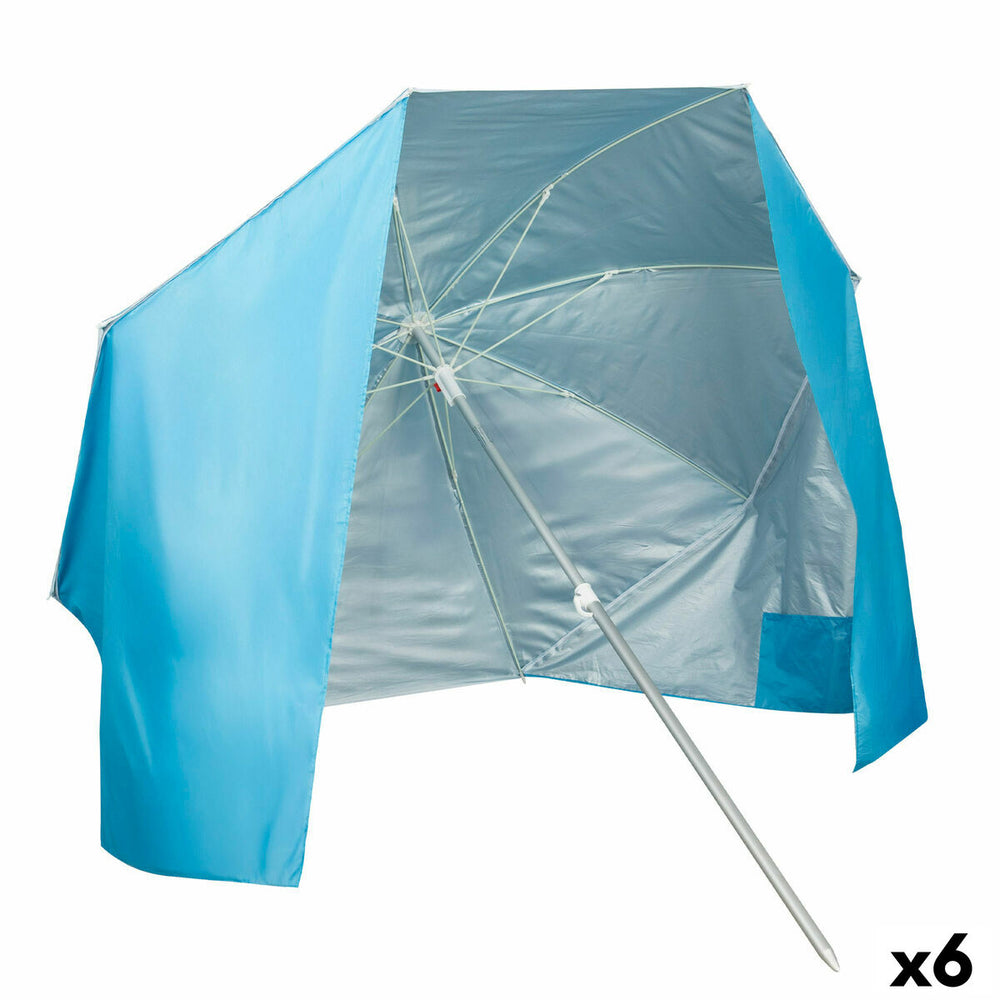 Ombrellone Aktive Azzurro 200 x 185 x 200 cm (6 Unità)