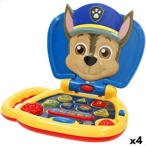 Computer giocattolo The Paw Patrol Inglese 20 x 17 x 14 cm Multicolore (4 Unità)