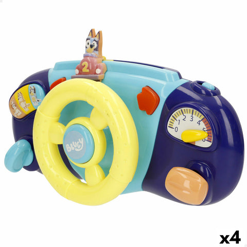 Steering Wheel for Pushchair Bluey 26 x 16 x 7 cm (4 Units)