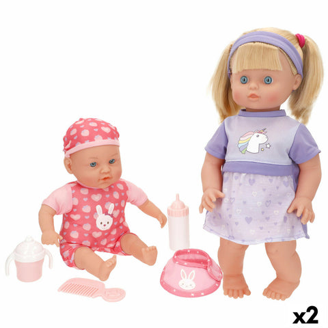 Muñecas Colorbaby 17 X 42 X 11 CM 2 Unidades