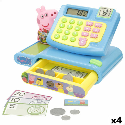 Registratore di Cassa a Giocattolo Peppa Pig 19 x 15 x 13 cm (4 Unità)