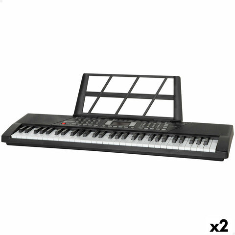 Piano Electrónico Bontempi 75 x 20 x 22 cm (2 Unidades)