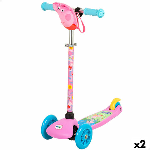 Monopattino Scooter Peppa Pig (2 Unità)