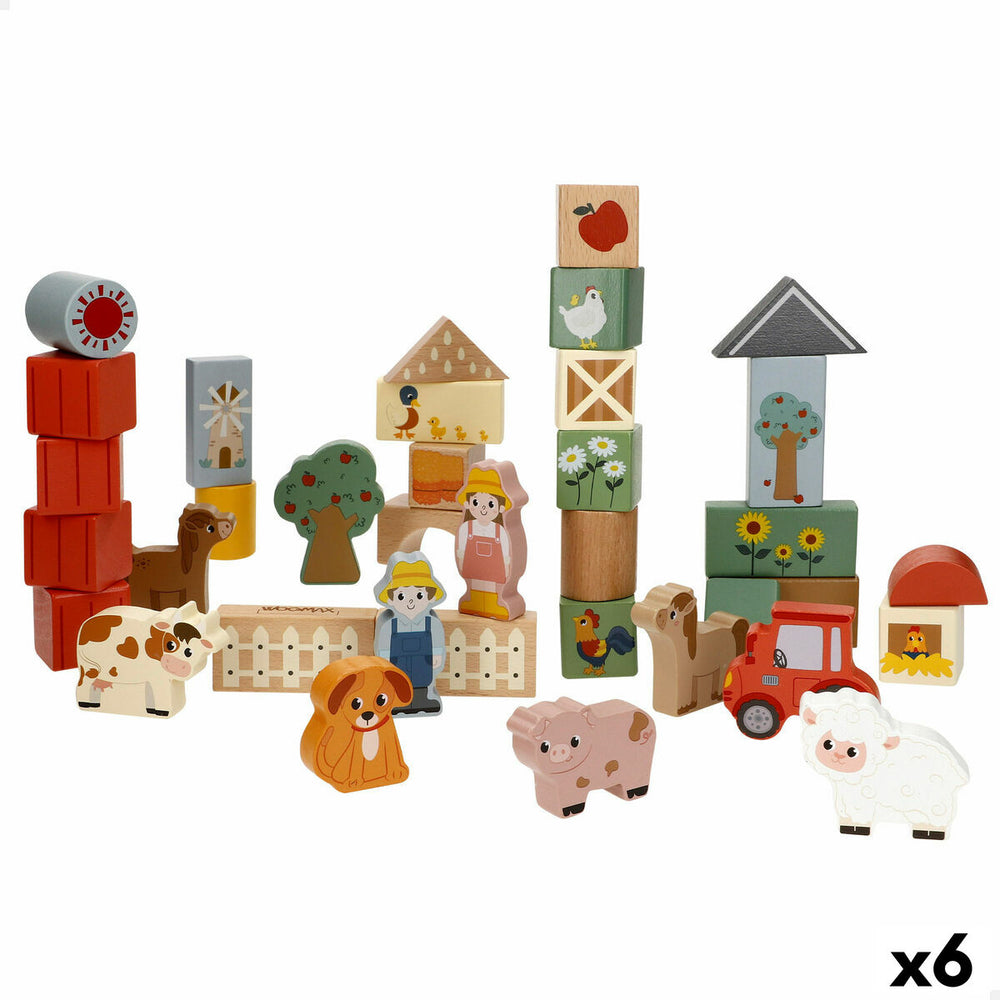 Blocchi di Costruzioni Woomax 36 Pezzi