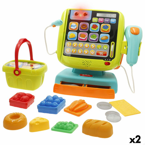 Registratore di Cassa in Legno con Accessori Winfun 24 X 23 X 11 CM (2 Unità)