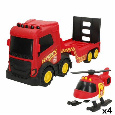Camion dei Pompieri Teamsterz 49 X 18 X 13 CM (4 Unità)