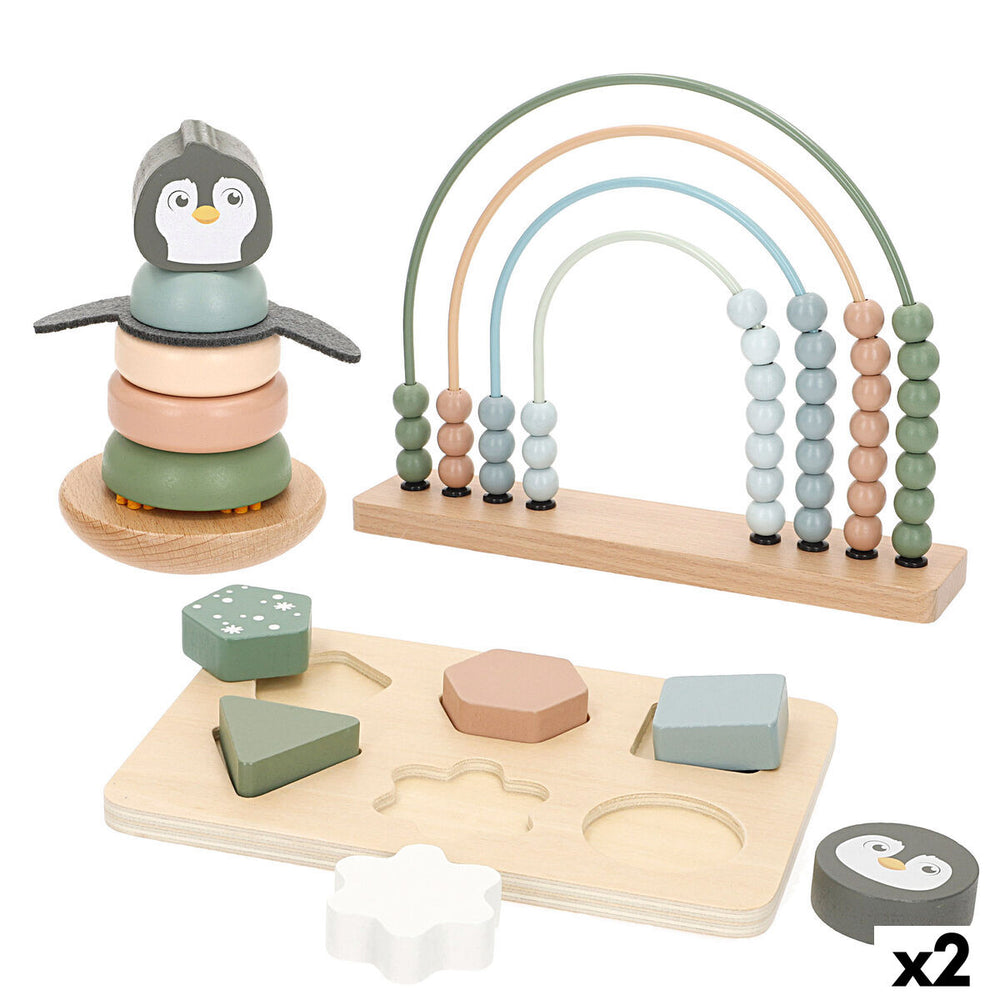 Wooden Game Woomax 22 x 22 x 6 cm (2 Units)