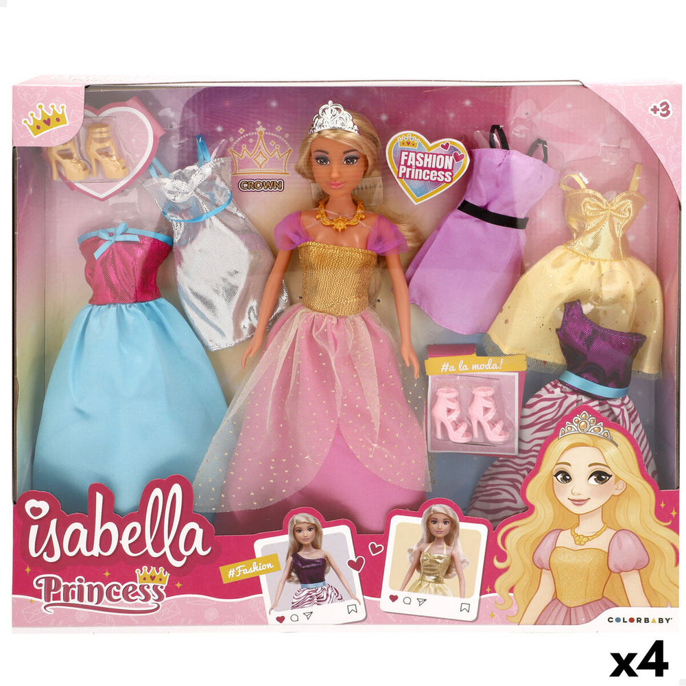 Bambola Colorbaby Isabella 7 X 30 X 4 CM (4 Unità)