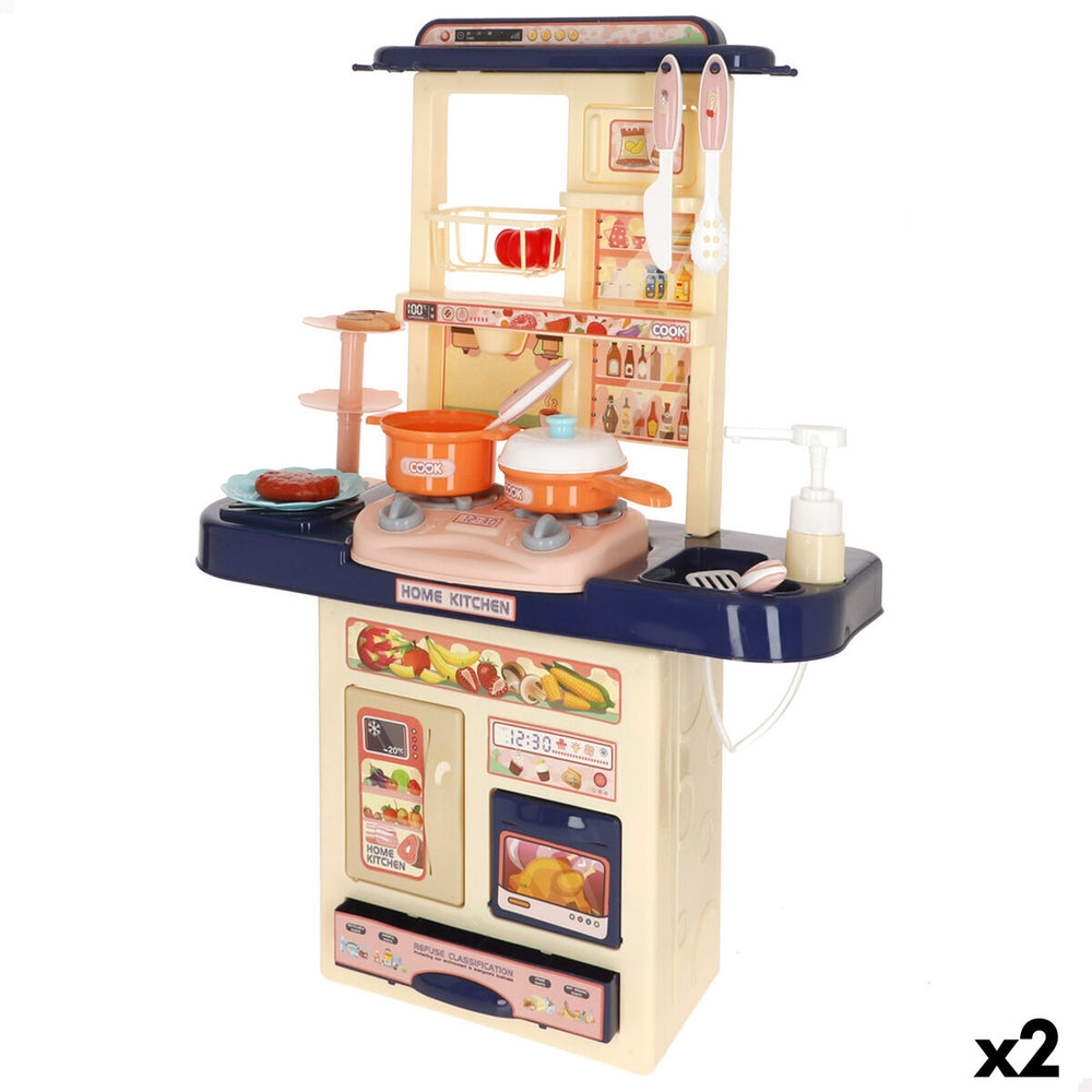 Toy kitchen Colorbaby 46 X 64 X 19 CM 11 Pieces (2 Units)
