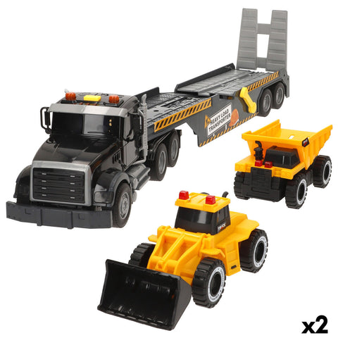 Camion Porta-veicoli Speed & Go 53 X 15 X 10 CM (2 Unità)