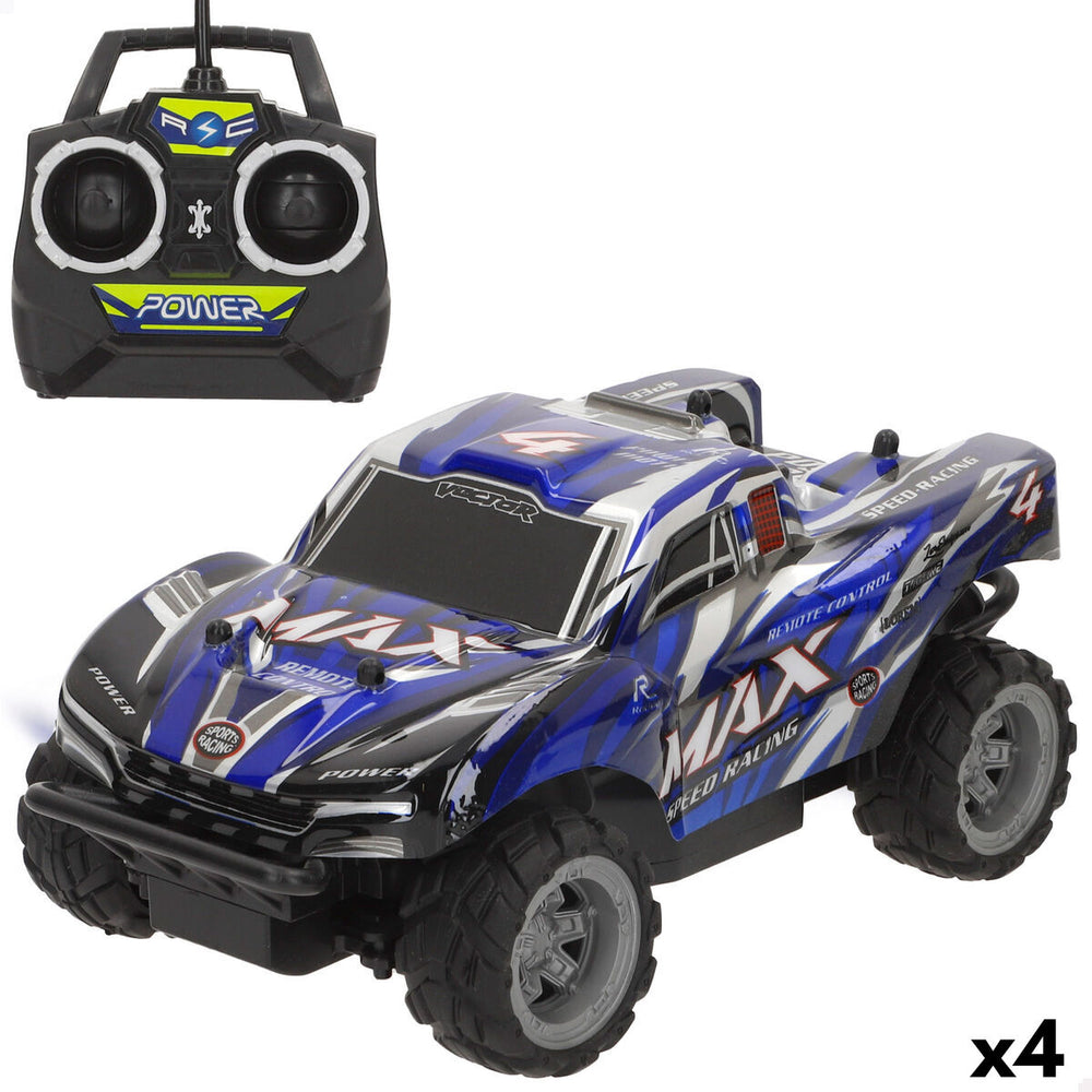 Macchinina Radiocomandata Speed & Go 1:18 22 x 10 x 13 cm (4 Unità)