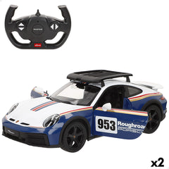 Macchinina Radiocomandata Porsche 33 X 12 X 11 CM (2 Unità)