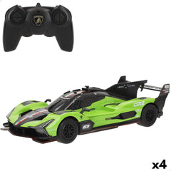Macchinina Radiocomandata Lamborghini 20 X 6 X 8 CM (4 Unità)