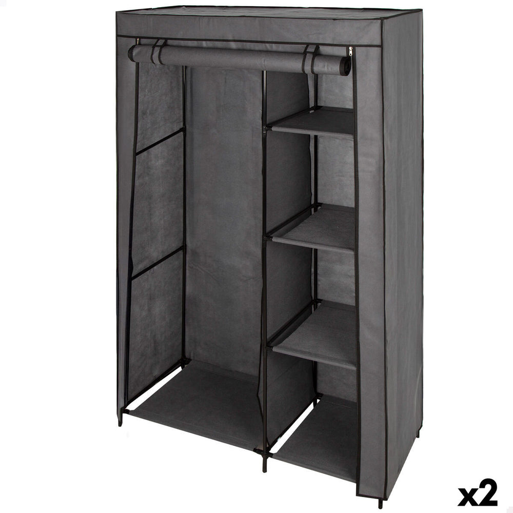 Clothes and Shoe Organiser Max Home Dark grey 105 X 160 X 44 CM 2 Units