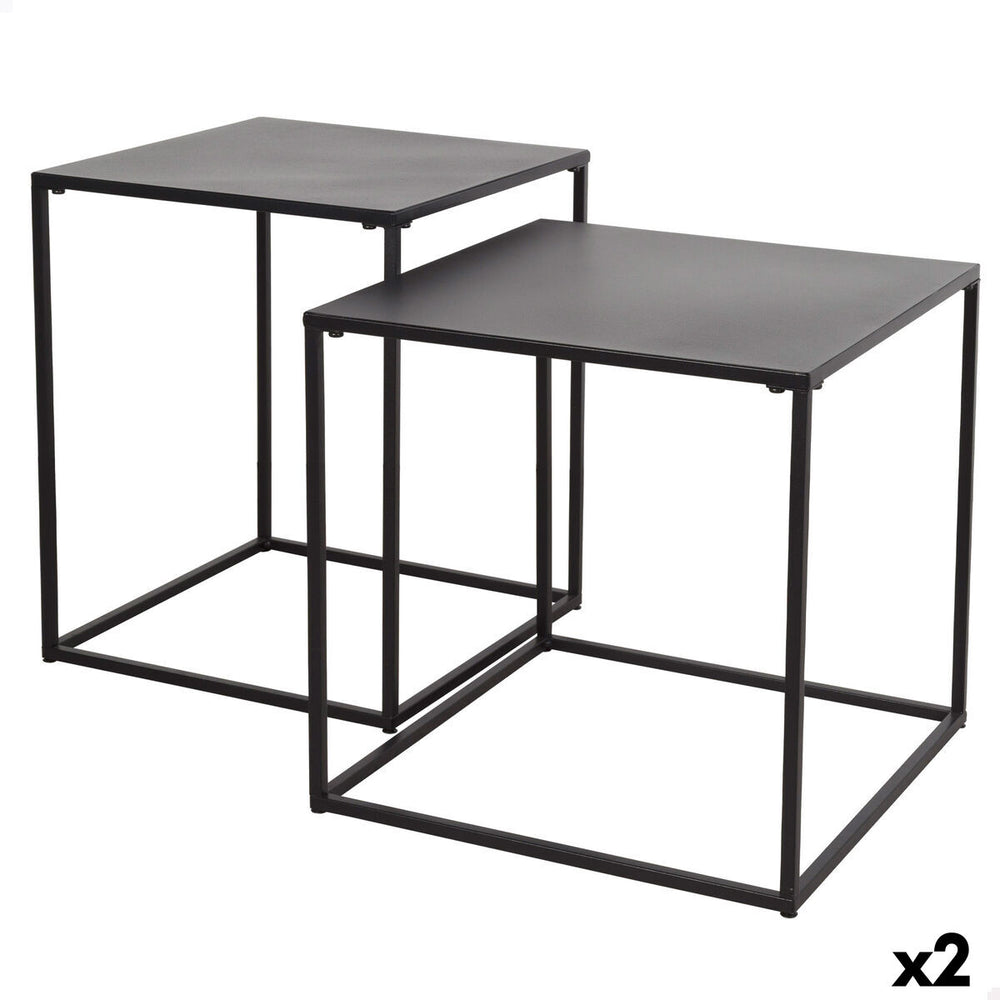 Juego de 2 mesas Max Home 38 x 37 x 38 cm (2 Unidades)
