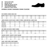 Tabella delle taglie per scarpe da basket Puma Dagger uomo con misure in diverse unità di misura