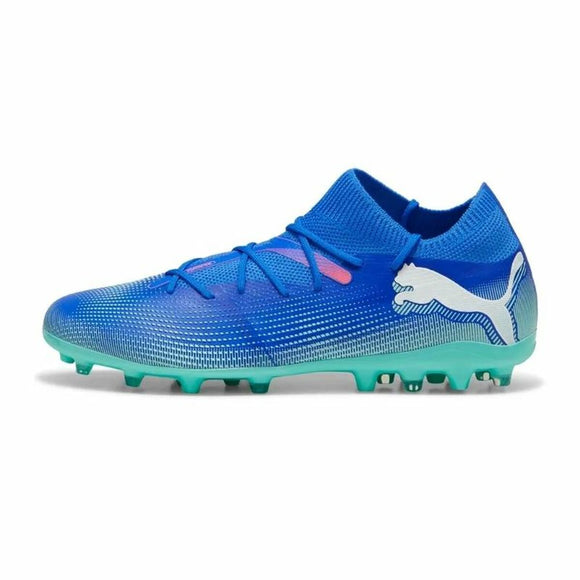 Scarpe da calcio Puma Future 7 adulti in blu con design aerodinamico e suola per prestazione ottimale