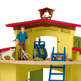 Casa da gioco Schleich per bambini con personaggi e accessori per attività all'aperto e giochi creativi