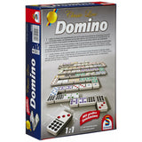 Scatola di domino classico Schmidt Spiele con pezzi colorati per giochi in famiglia e serate di divertimento