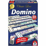 Scatola del domino classico Schmidt Spiele con 24 varianti e grandi pietre da gioco