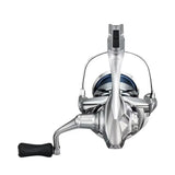 Bobina Shimano ST4000FM per pesca, con design robusto e manico ergonomico per una presa sicura