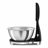 Bilancia da cucina Smeg con ciotola in acciaio inox e design elegante per pesare ingredienti con precisione