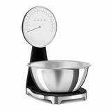 Bilancia da cucina Smeg con ciotola in acciaio inox e misuratore di precisione per la cucina moderna