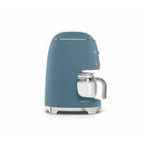 Caffettiera americana Smeg in blu pastello con caraffa in vetro e design elegante
