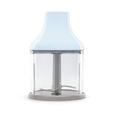 Mixer Smeg in azzurro con ciotola trasparente, parte del kit accessori Smeg originale