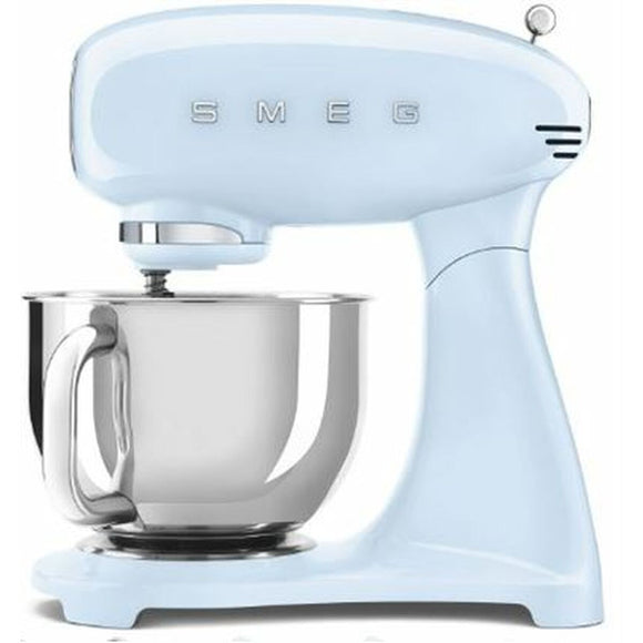Sbattitore impastatrice Smeg Blu Pastello con ciotola in acciaio inox e design vintage elegante