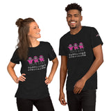 T-shirt nera con design del Gioco del Calamaio per adulti, perfetta per i fan della serie