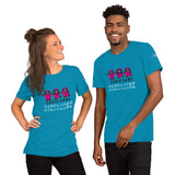 T-shirt blu con design Squid Game, adatta per coppie e fan della serie