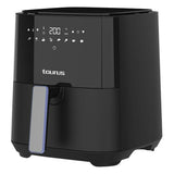 Friggitrice ad aria nera per cucina sana Taurus con pannello digitale e controllo della temperatura