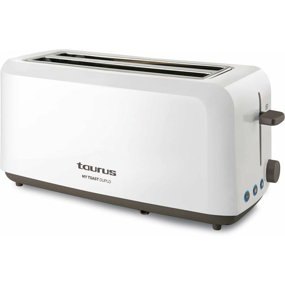 Tostapane Taurus My Toast Duo in bianco con design moderno e funzioni facili da usare