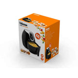 Scatola della friggitrice ad aria Tristar 5,2L con design moderno e ricette incluse per piatti gustosi
