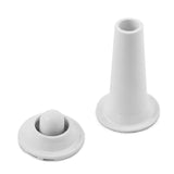 Accessori per tritatutto elettrico acciaio inox in plastica bianca, compatibili e facilmente sostituibili