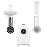 Tritatutto elettrico acciaio inox Esperanza con diverse parti e accessori per tritare facilmente alimenti