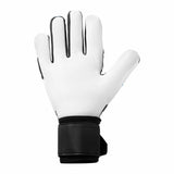 Guanti da portiere uhlsport adulti bianchi con palmo in lattice e cinturino regolabile
