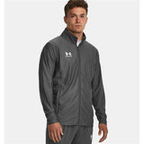 Giacca sportiva uomo Under Armour in grigio con zip per attività sportive e tempo libero