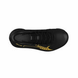 Scarpe da basket Under Armour uomo nere con dettagli dorati, design leggero e traspirante per il massimo comfort.