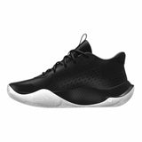 Scarpe da basket Under Armour uomo in nero con suola bianca per prestazioni ottimali sul campo