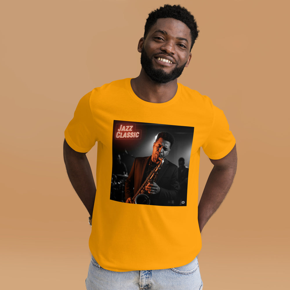 Maglietta unisex serie Musica "Jazz Classic Sax" 🆓🚚