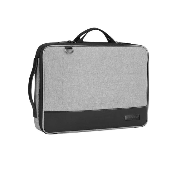 Valigetta portatile elegante Subblim in tessuto grigio con manici per trasporto pratico