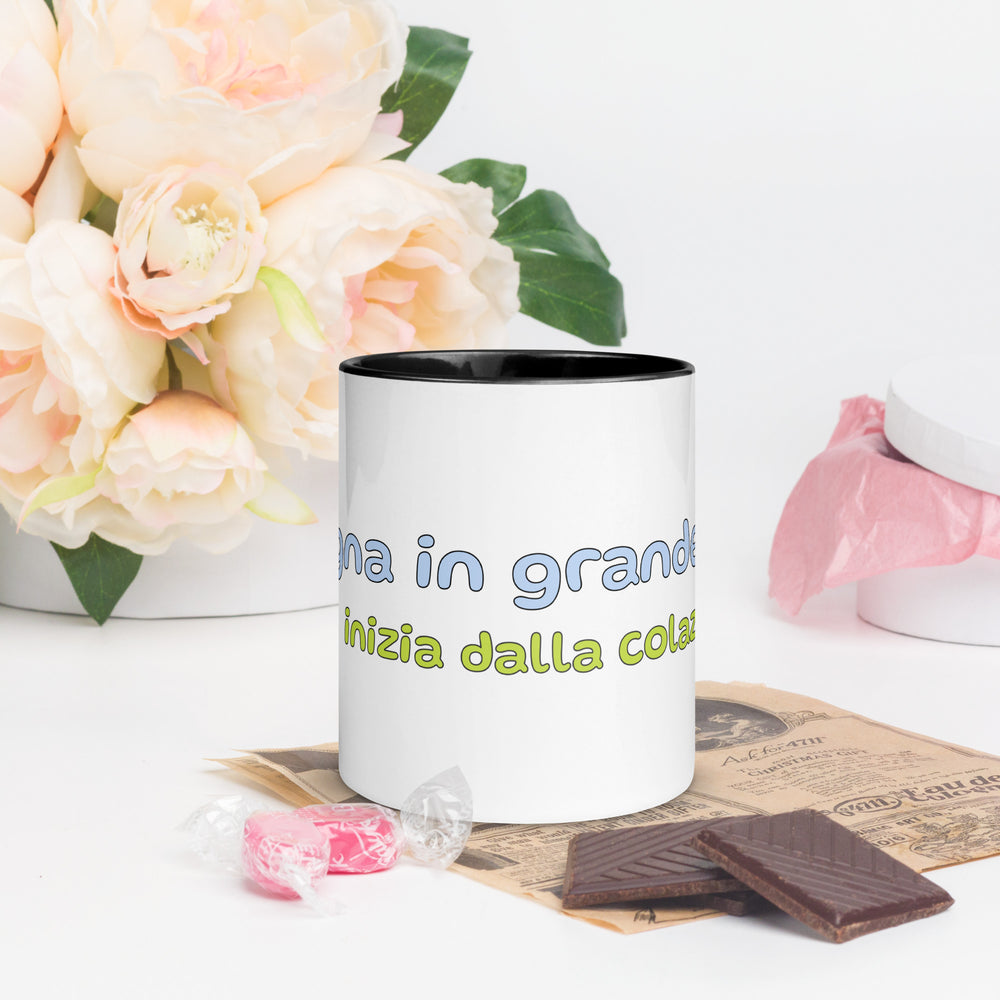 Tazza con interno colorato - Sogna in grande ...