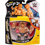 Statuetta Goo Jit Zu The Rock con dettagli realistici, ideale per i fan del wrestling e giochi creativi